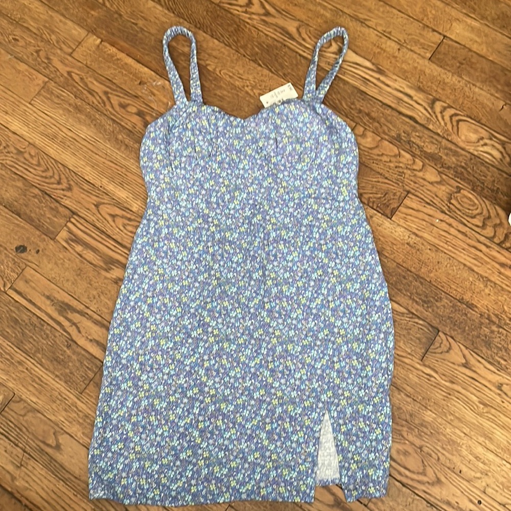 Aeropostale Women's Floral Sweetheart Slim Dress